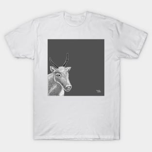 Reindeer - moose - elg - elk T-Shirt